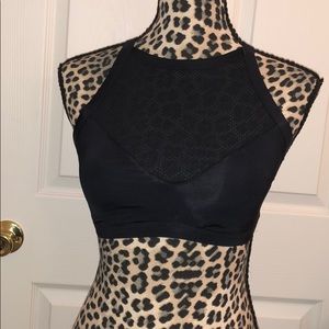 Hurley black high neck bikini top SMALL never worn